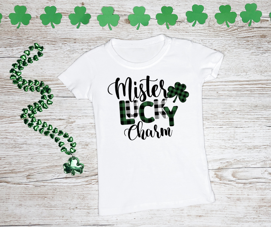 Mister Lucky Charm - White T-shirt